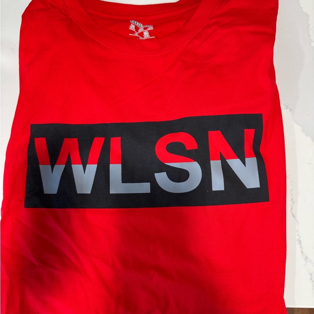 Wilson Vibrant Red Graphic Tee